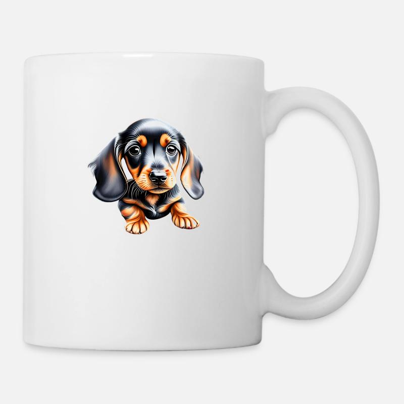 Dachshund Hund Hundehalter Dackelwelpe Hunde - Tasse - Weiß