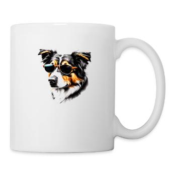 Australischer Schäferhund Hunde Hundehalter Hund - Tasse - Weiß - Rechts