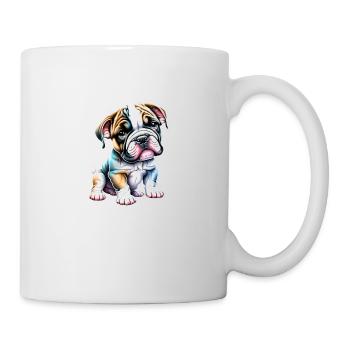 English Bulldog Dog Mastiff Dog Owner Dogs - Mug - white - Right