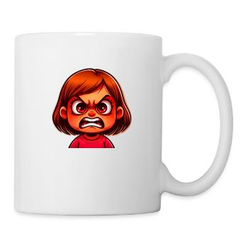 Angry Girl - Mug - white - Right