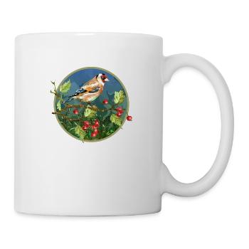 Oiseau coloré - Mug blanc - blanc - Droite