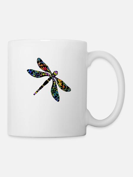 Libelle - Tasse - Weiß