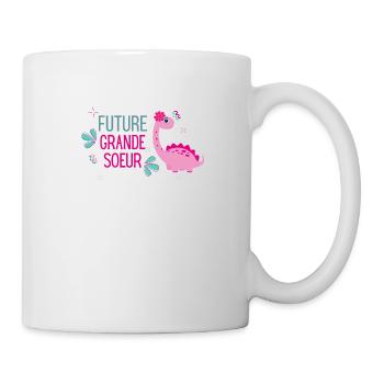 Future grande sœur - annonce grossesse - Mug blanc - blanc - Droite