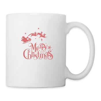 Weihnachten Weihnachtsmann Weihnachtsmann ungezogene Feiertage Winter - Tasse - Weiß - Rechts