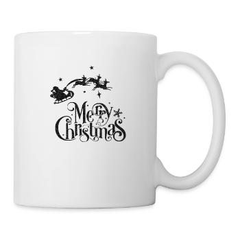 Weihnachten Weihnachtsmann Weihnachtsmann ungezogene Feiertage Winter - Tasse - Weiß - Rechts