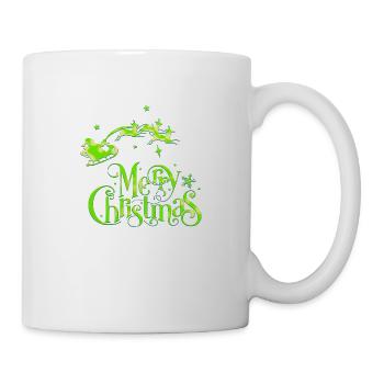 Weihnachten Weihnachtsmann Weihnachtsmann ungezogene Feiertage Winter - Tasse - Weiß - Rechts