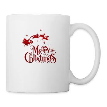 Weihnachten Weihnachtsmann Weihnachtsmann ungezogene Feiertage Winter - Tasse - Weiß - Rechts