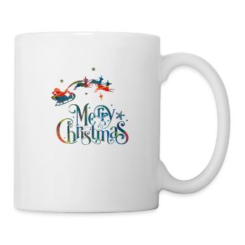Weihnachten Weihnachtsmann Weihnachtsmann ungezogene Feiertage Winter - Tasse - Weiß - Rechts