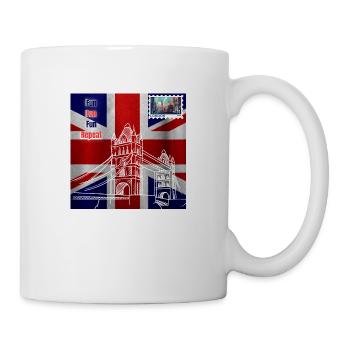 London Fun Postcard Design - Mug - white - Right