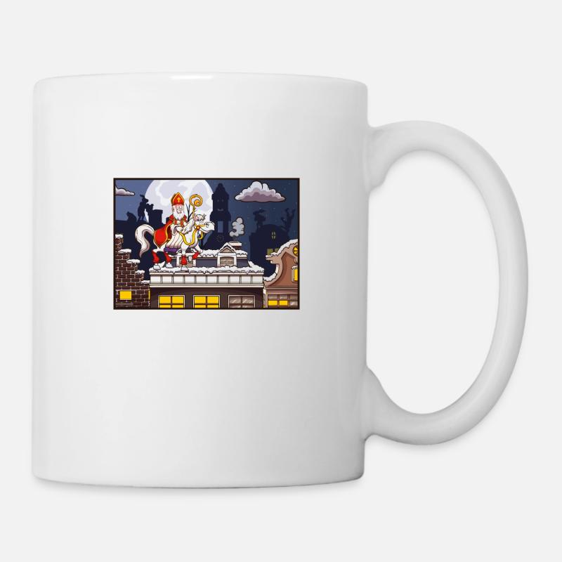 Saint-Nicolas le 5 décembre - Mug blanc - blanc