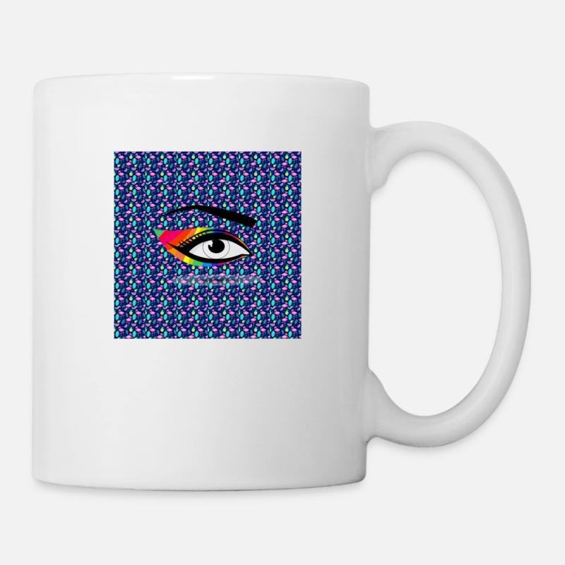 Oeil - Mug blanc - blanc