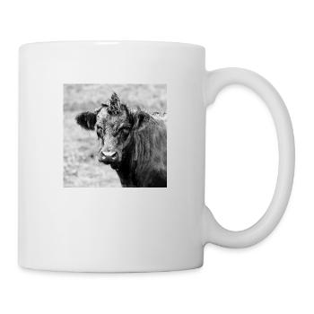 Rind - Tasse - Weiß - Rechts