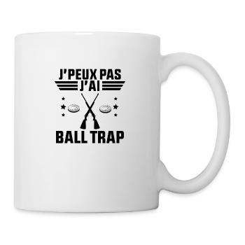J'Peux Pas J'ai BallTrap - Mug blanc - blanc - Droite