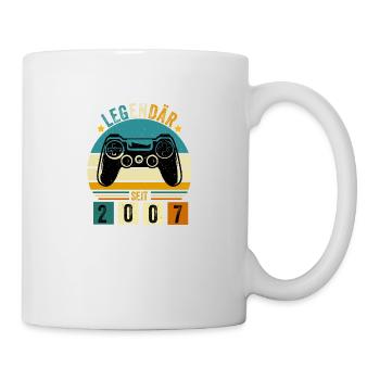 legendär seit 2007 konsole gamer 2007 - Tasse - Weiß - Rechts