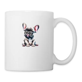 Chiens Bouledogue Français Chien Propriétaire Chien - Mug blanc - blanc - Droite