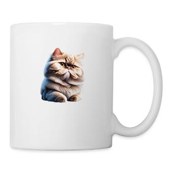 Perserkatze Kater Hauskatze Katze Katzenbesitzer - Tasse - Weiß - Rechts
