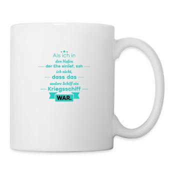 Lustige Sprüche Scheidung - Tasse - Weiß - Rechts