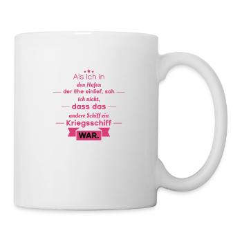 Lustige Sprüche Scheidung - Tasse - Weiß - Rechts