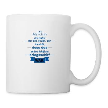 Scheidung Spruch - Tasse - Weiß - Rechts