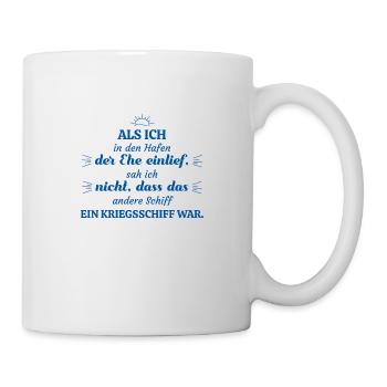Scheidung Spruch - Tasse - Weiß - Rechts