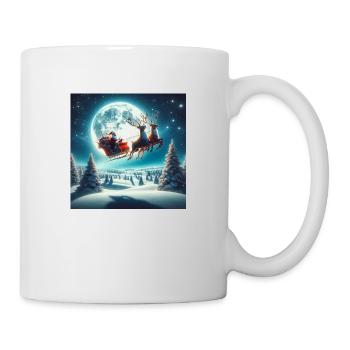 Weihnachtlicher Nikolausdruck - Geschenkidee - Tasse - Weiß - Rechts