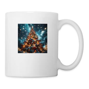 Weihnachtsbaum Druck auf Accessoires - Tasse - Weiß - Rechts