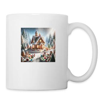 Weihnachtliche Leckereien - Weihnachtsgeschenkidee - Tasse - Weiß - Rechts