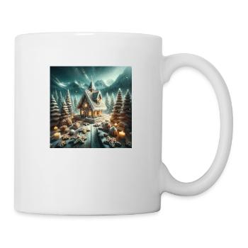 Weihnachtliche Leckereien - Weihnachtsgeschenkidee - Tasse - Weiß - Rechts