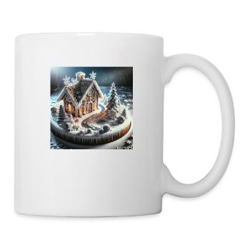 Weihnachtliche Leckereien - Weihnachtsgeschenkidee - Tasse - Weiß - Rechts