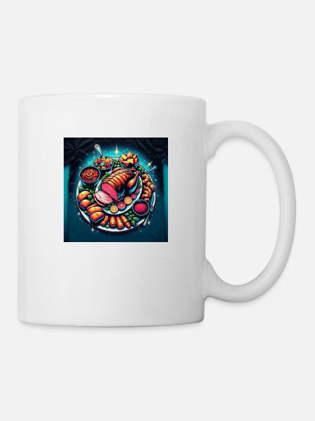 Weihnachtliche Leckereien - Weihnachtsgeschenkidee - Tasse - Weiß