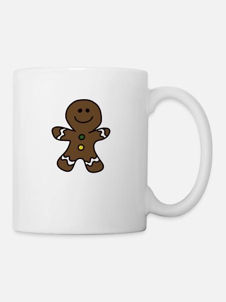 Pain d’épice Cuisson Noël Pain d’épice délicieux - Mug blanc - blanc