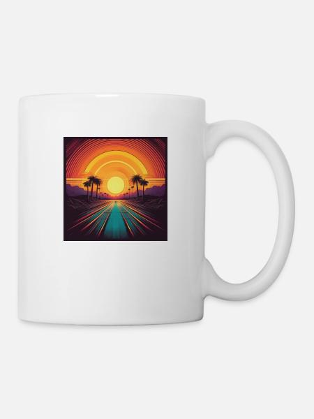 Vintage Vinyl - Tasse - Weiß