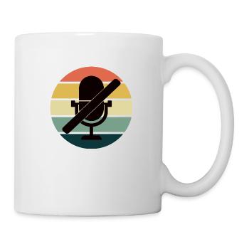 You're on mute - silence is golden - Mug - white - Right