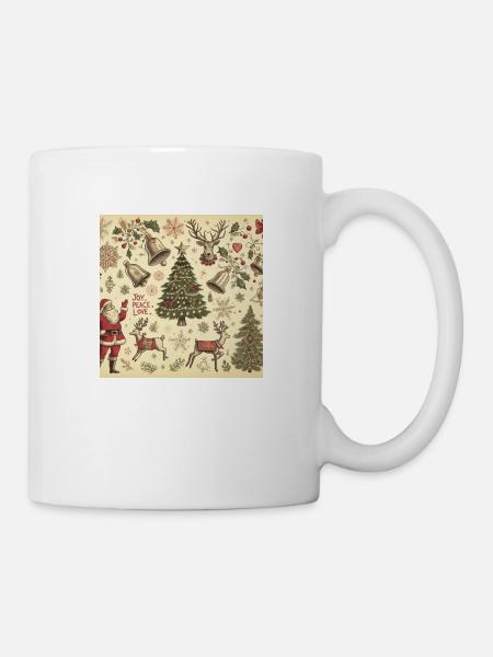 Winter Design - Tasse - Weiß