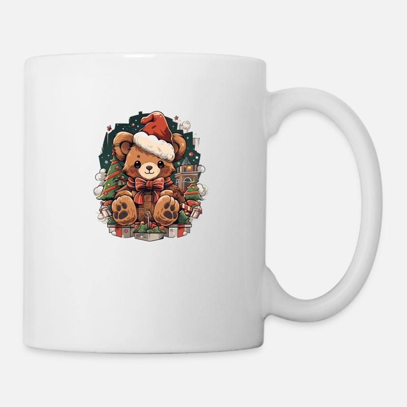 christmas teddy 2 - Tasse - Weiß