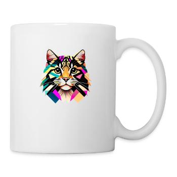 Propriétaire du chat Maine Coon chat chaton mâle - Mug blanc - blanc - Droite