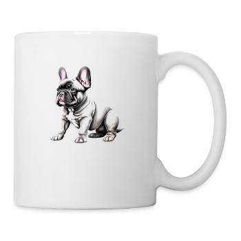 Chiens Bouledogue Français Chien Propriétaire Chien - Mug blanc - blanc - Droite