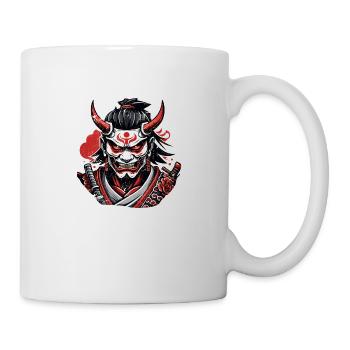 Samurai Warrior - Japan - Demon - Mug - white - Right