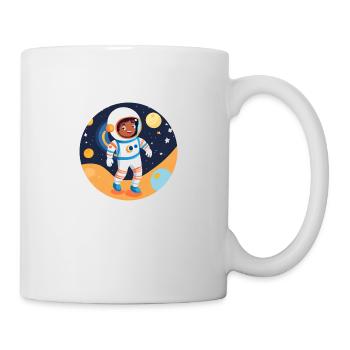 Kosmisches Kinderabenteuer - Tasse - Weiß - Rechts