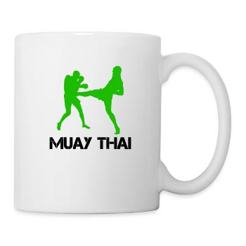 muay thai 1 - Tasse - Weiß - Rechts