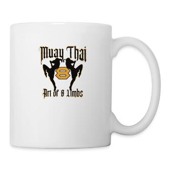 Muay Thai Kickboxing - Mug - white - Right