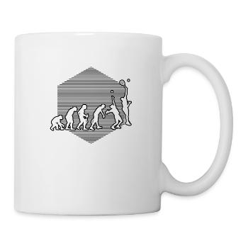 Paddle Racket Paddle Court Men's Paddle - Mug - white - Right