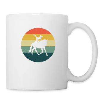 Body control, balance exercises, artistic gymnastics, - Mug - white - Right