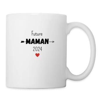 Future maman 2024 - Mug blanc - blanc - Droite