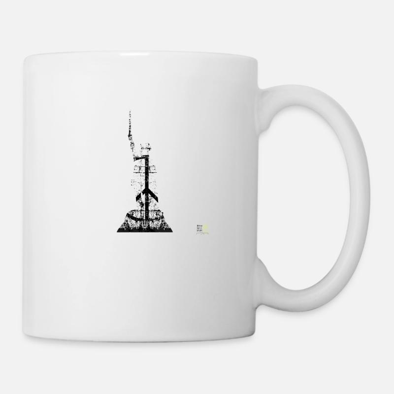 Hermann Monument peace dark - Mug - white