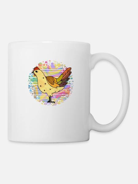Henne - Tasse - Weiß