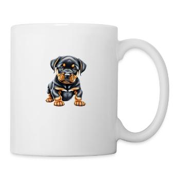 Rottweiler Dog Rottweiler Puppy Dogs Dog Puppy - Mug - white - Right