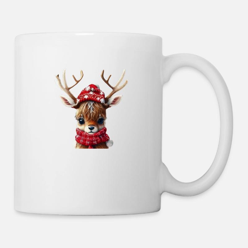 Renne de NOËL - Mug blanc - blanc