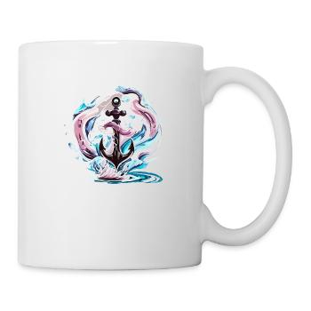 Chrom Anker - Tasse - Weiß - Rechts