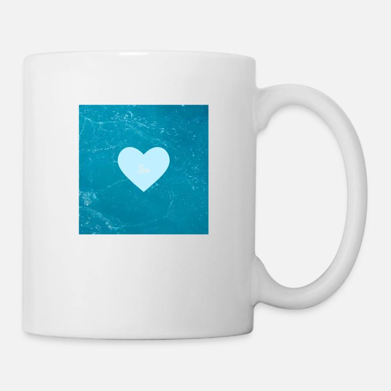 Meerliebe - Tasse - Weiß